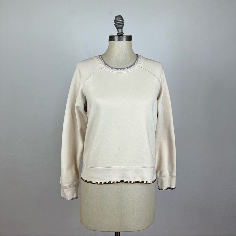 Madewell Stitched Shrunken Sweatshirt - Picture 2 of 9